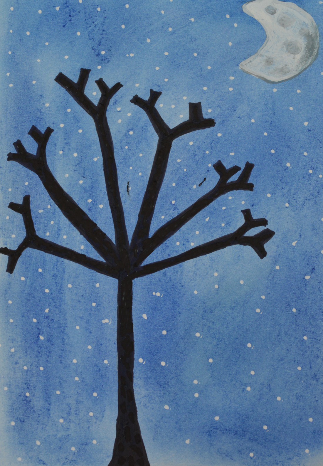 diseño de arboles basados en el libro de Munari Disegnare un Albero. Educacion Plastica 1º ESO Centro Educativo Gençana