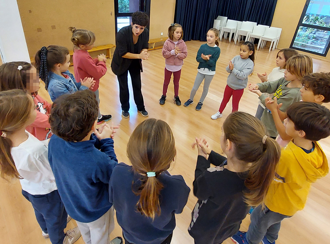 taller de percusión corporal, body beats, centro educativo gençana