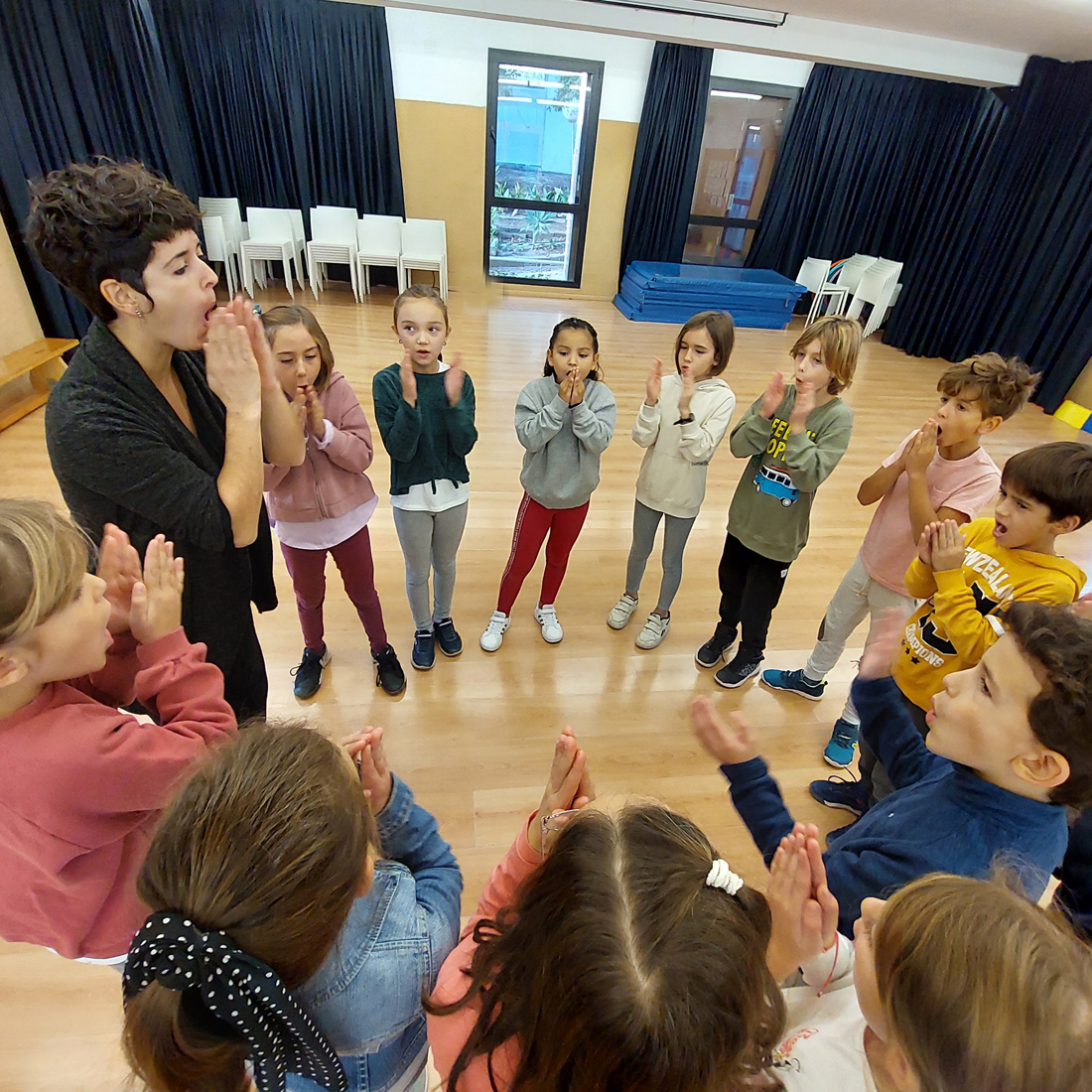 taller de percusión corporal, body beats, centro educativo gençana