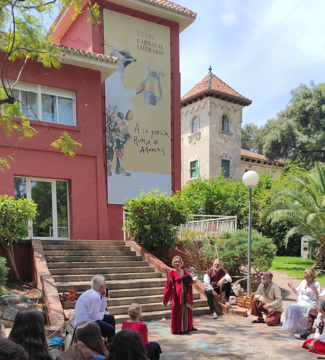 Grupo de teatro de padres y madres del AMPA Jacarandá, Centro Educativo Gençana