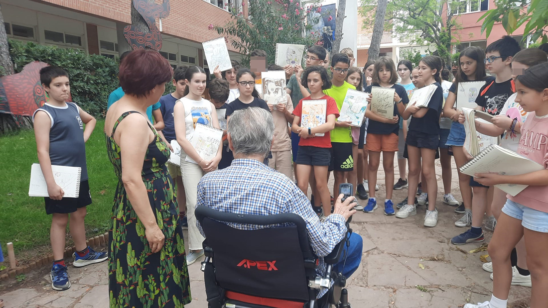 Exposición homenaje a Miguel Calatayud en el Centro Educativo Gençana. De junio a septiembre de 2023