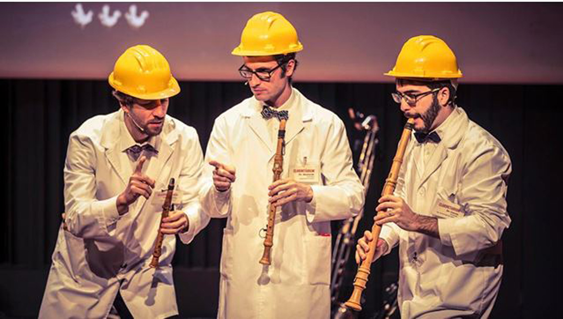 fotograma de la obra Clarinetarium, en el Teatro Principal de Valencia