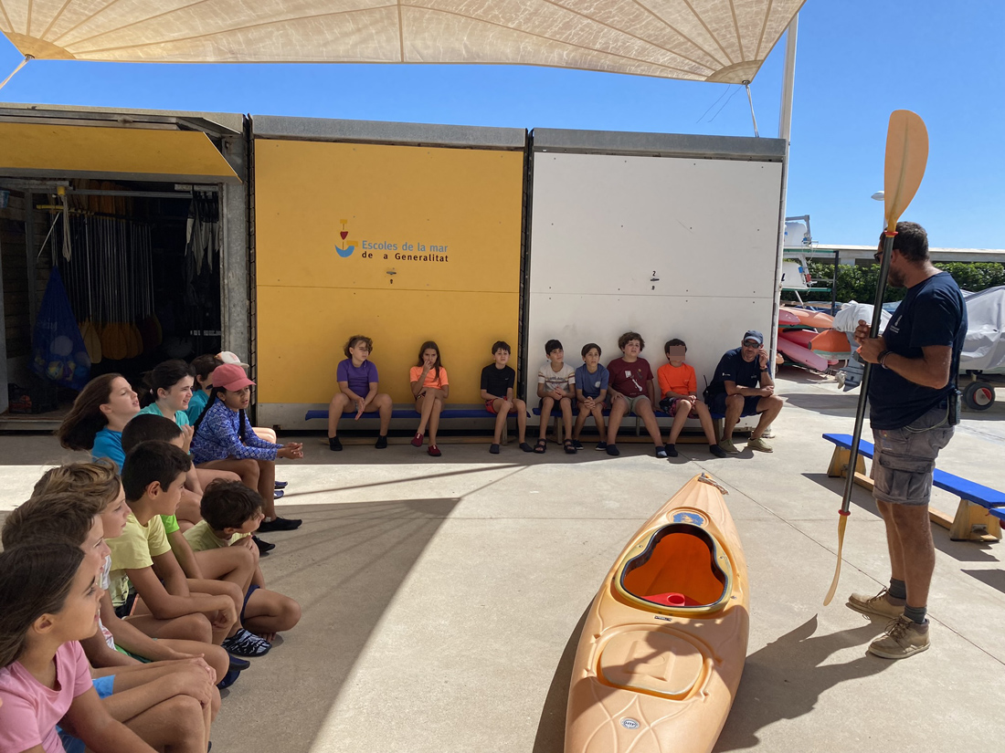 Escola de la Mar de Burriana - Actividad Días Azules Generalitat Valenciana. Centro Educativo Gençana