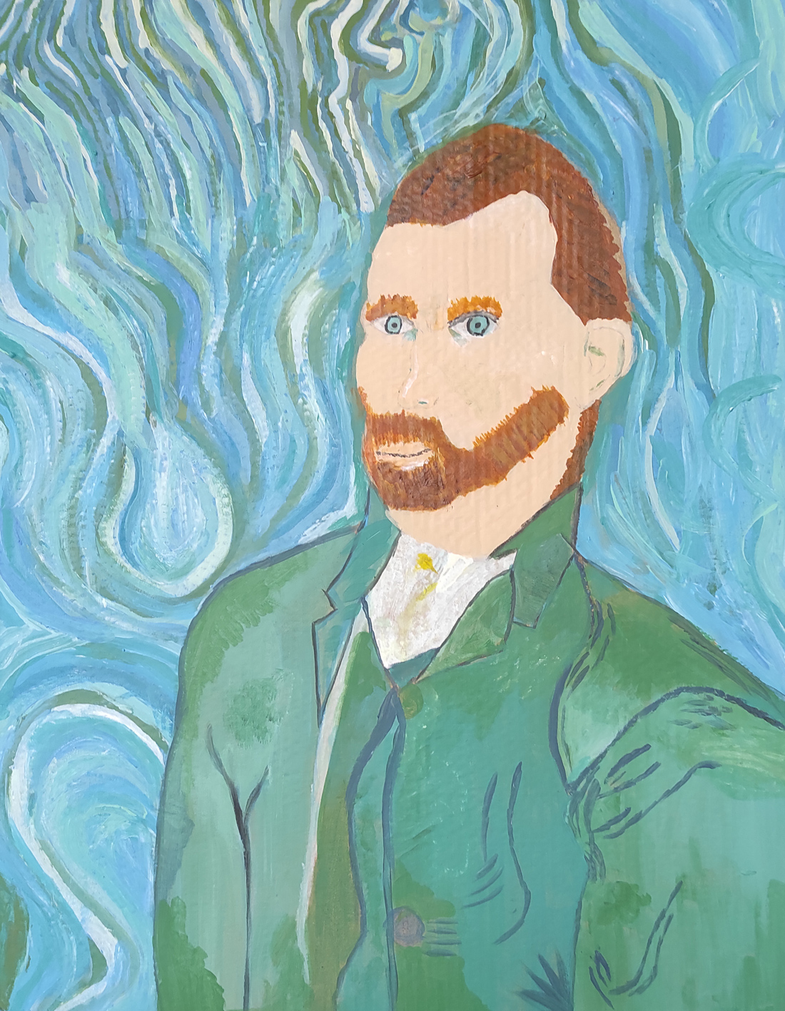 Retrato en pintura de Vincent Van Gogh