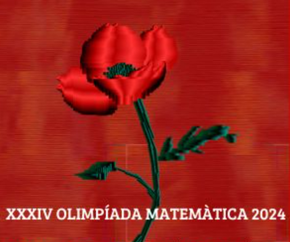 Cartel anunciador de la XXXIV Olimpiada Matemática 2024 de la Sociedad de Educación Matemática Al-Khwarizmi