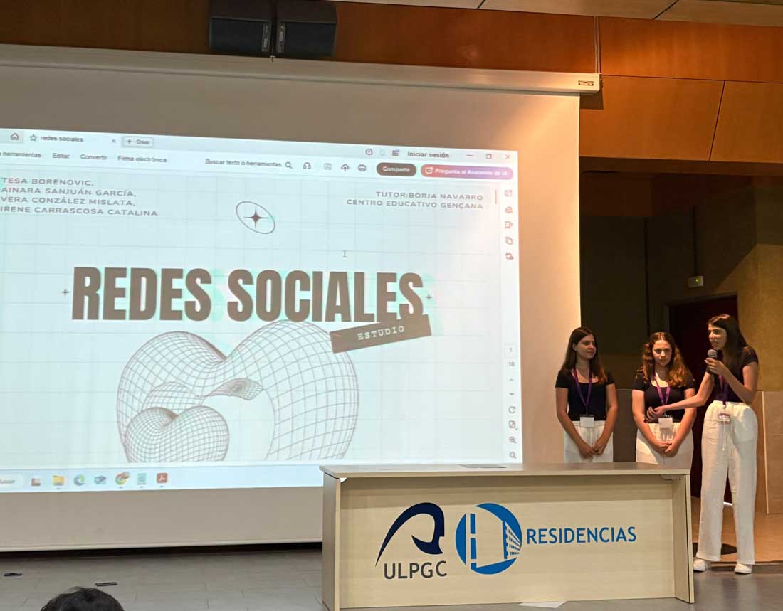 Las alumnas de Gençana presentaron su trabajo en el certamen nacional celebrado en Las Palmas de Gran Canaria